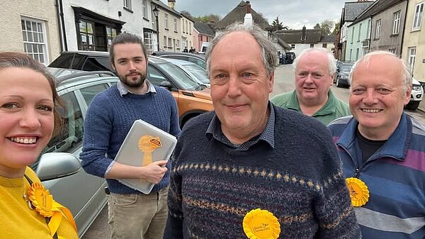Stephen Middleton and LibDem Team