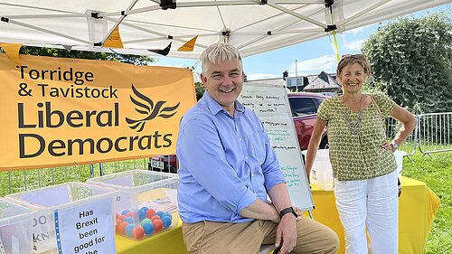 Phil Hutty with Councillor Teresa Tinsley