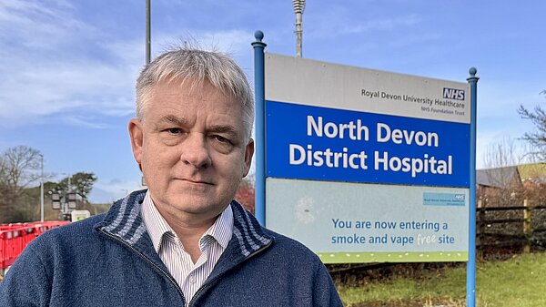 Phil Hutty's fight for a new North Devon District Hospital